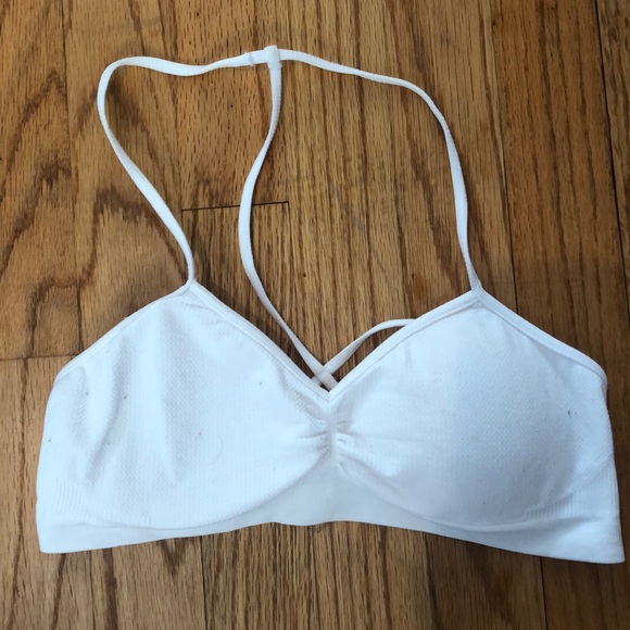 White t-back bra - Picture 3 of 4